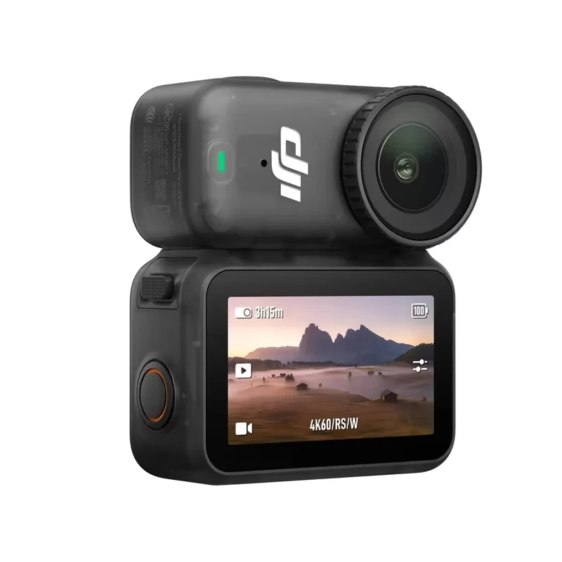 DJI Osmo Nano Standard Combo (64 ГБ/128 ГБ), датчик 1/1,3 дюйма, 4K/60 кадров в секунду и 143 °   Широкофункциональные двойные микрофоны DJI с прямым подключением