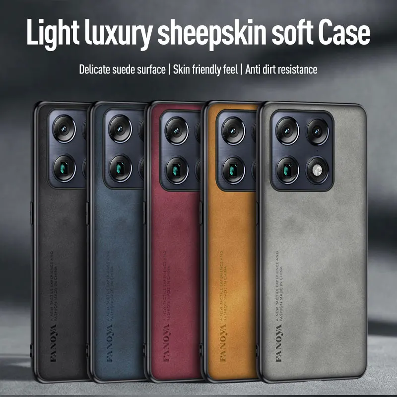 EUCAGR Für Motorola Edge 70 Ultra /70 Pro PU-Leder-Handyhülle für Moto X70 Air Pro Moto Signature Rückseitenabdeckung Vollständiger Schutz