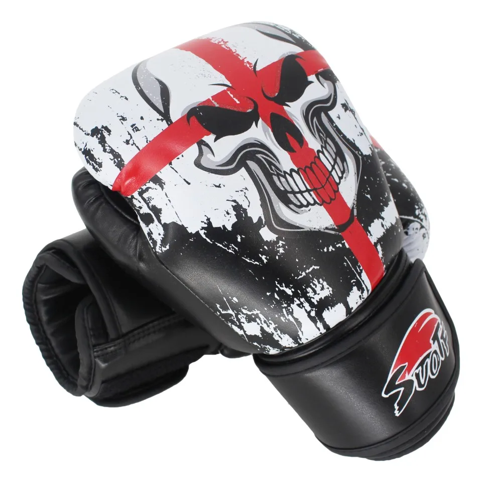 الرجال النساء الثعبان السامة MMA قفازات الملاكمة السوداء الملاكمة التايلاندية كيك بوكسينغ شرسة القتال قفازات ساندا منصات صندوق قفازات boxe mma