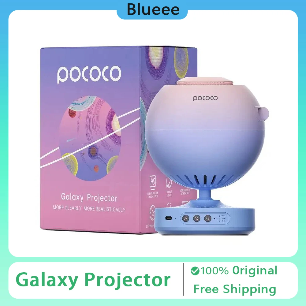 Galaxy Projector Galaxy Light Projector Star Projector Night Light Lamp with High-Definition Soft Light for Children's Gift