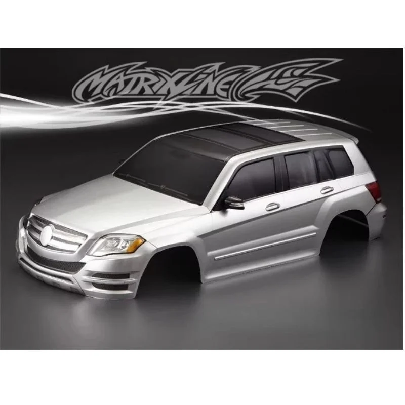 1/10 RC GLK 350 BK/Silver Rally SUV Body RC PC Lexan Shell Finished Lampshade Mirror 195mm Width For RC Hsp Tamiya XV-01 LC PTG