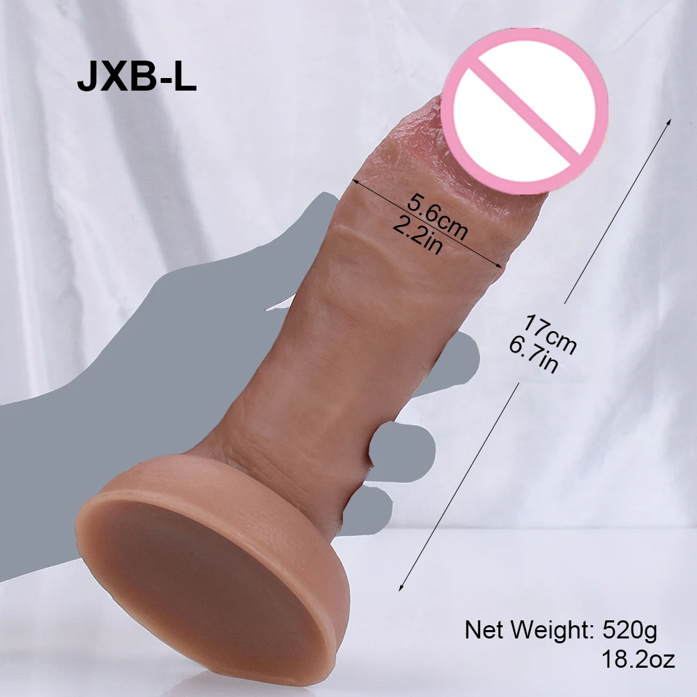 Realistic Dildo Skin Feeling Silicone Sex Toys For Women Big Penis With Suction Cup Female Masturbator Anal Product Adults Dick
