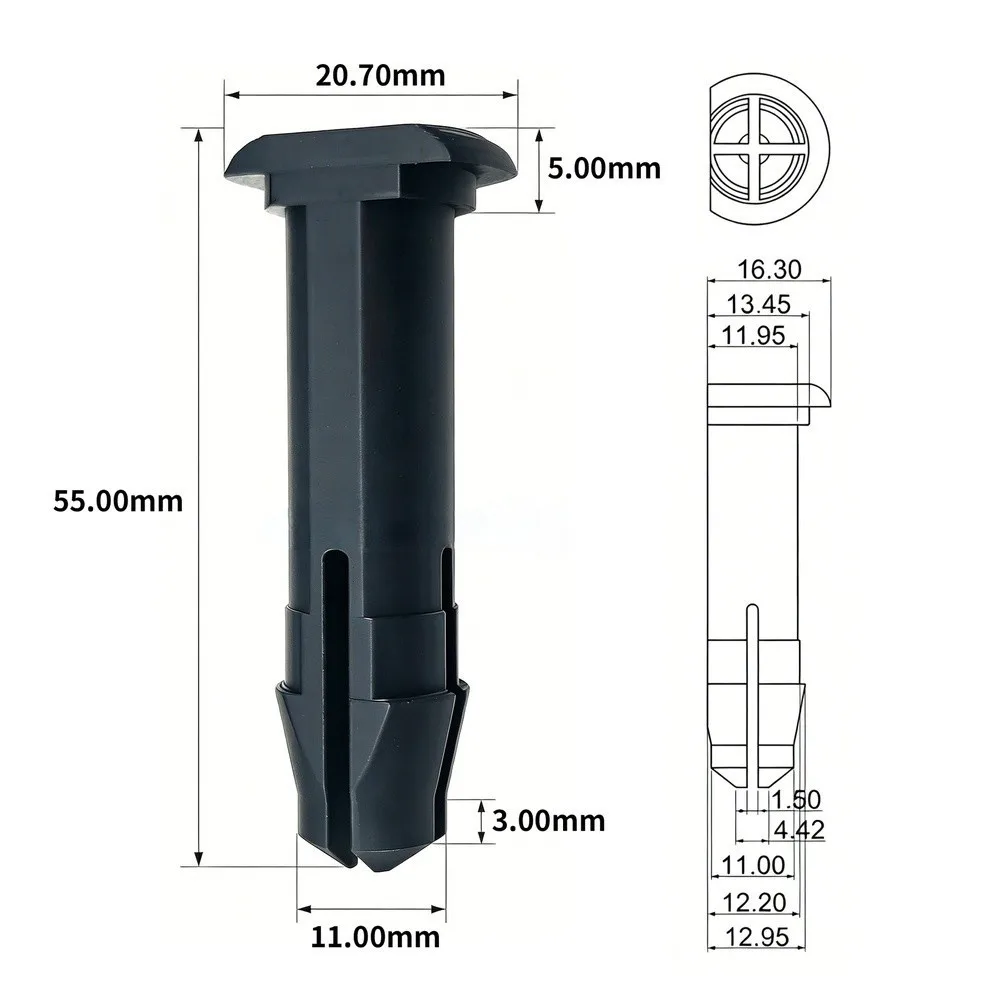 4PCS Hinge Pins for Waste Bins Compatible with Common Bin Models Providing Consistent Lid Stability and Functionality