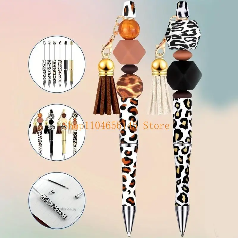 

5ASD Леопардовый принт с бисером шарнирной ручки.