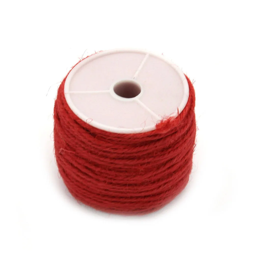 

50m Sky Blue Jute Twine Cord String Spool Macrame Beading Scrapbooking Crafting Supplies Handmade Cord