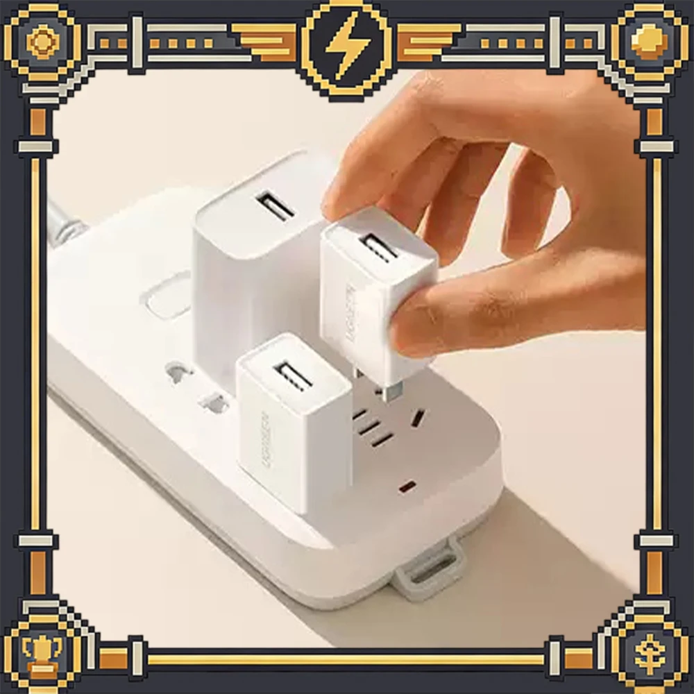 ugreen-17w急速充電器ヘッド-2usb-apple-macbook-airノートパソコンと携帯電話に適した急速充電プラグ充電器