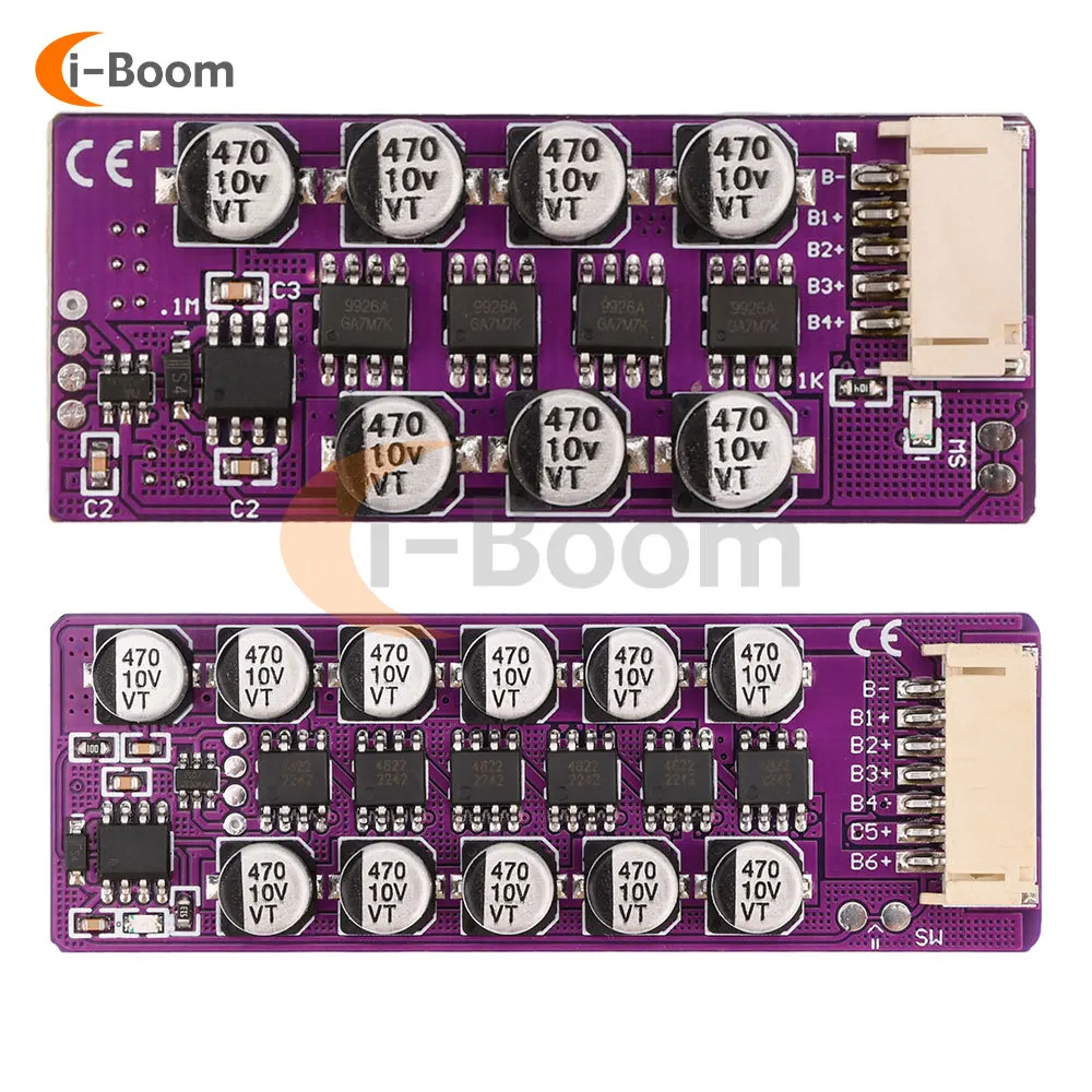 Lithium Battery Charging Protection Board Capacitive Active Equalizer Battery Management System BMS