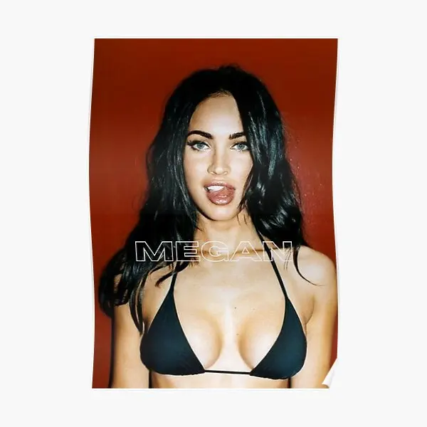 

Эстетический постер Megan Fox 2000S, забавная домашняя винтажная Художественная печать, Современное украшение для декора, настенная роспись, картина без рамки