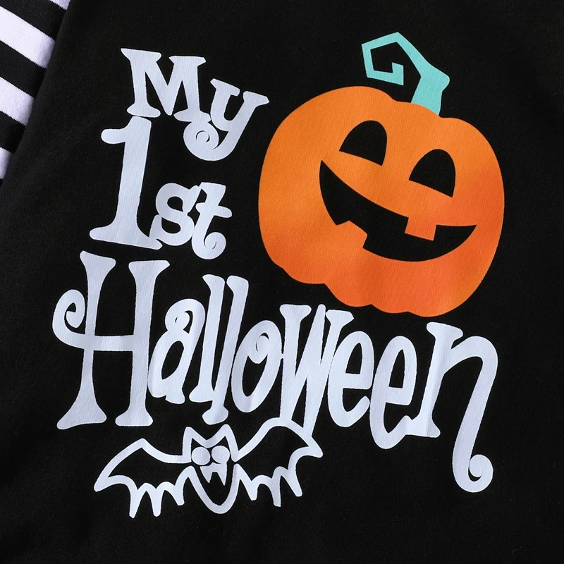 

Cute Baby Girl Halloween Costumes Witch Black Cat Star Print Dress with Headband for Infant Halloween Party Outfit