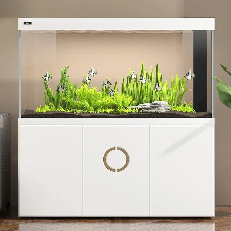 Fish tank living room household floor  office water-free intelligent ecological bottom filter aquarium