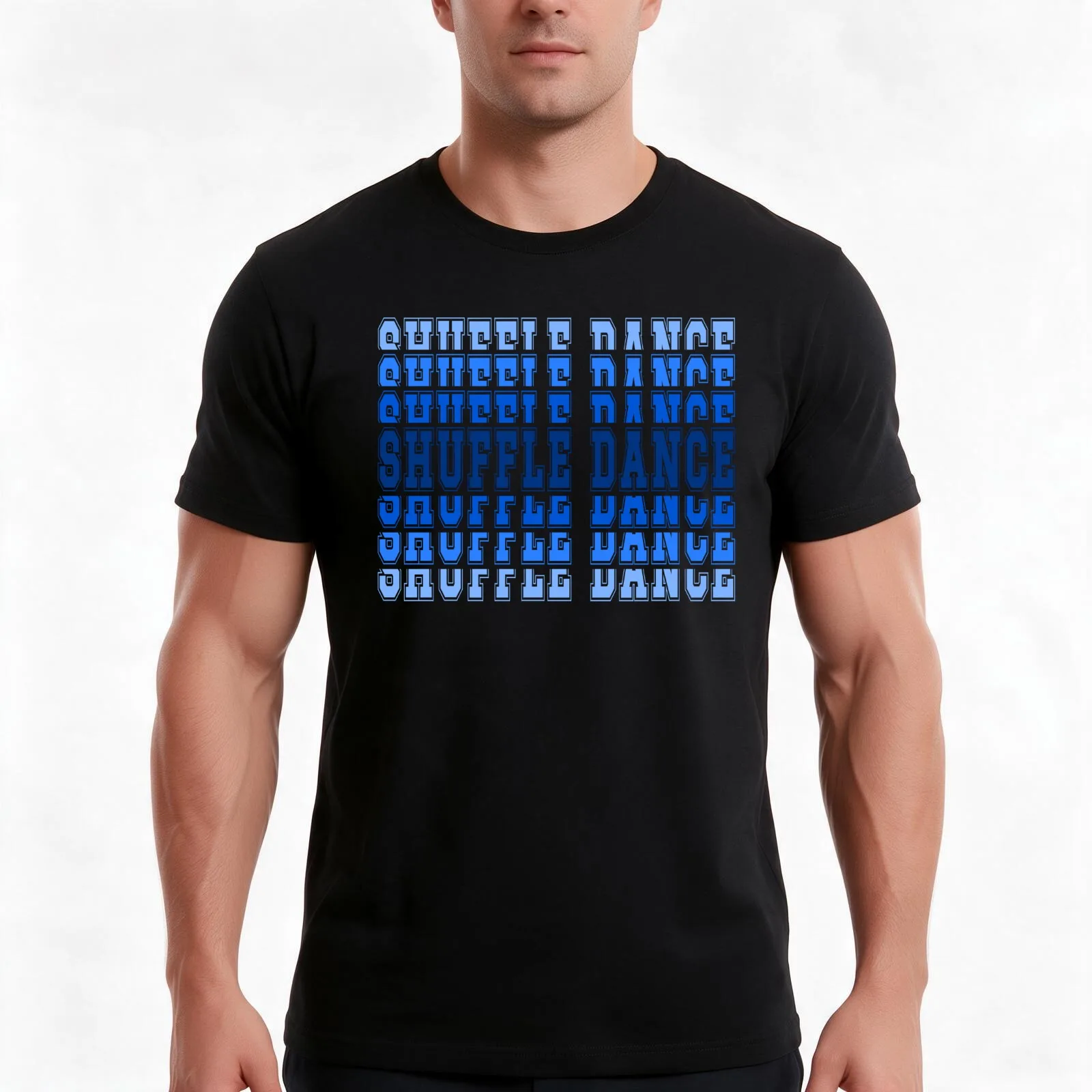 Shuffle Dance Tuzelity T-Shirt, Summer Casual Cotton Tee, Oversized Streetwear Tops, Vintage Graphic Print, Unisex Men Women