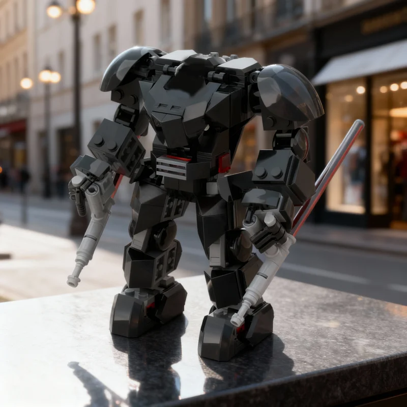 

275 деталей MOC: Механический доспех Ситх Сентинел Мк II (модификация), модель звездной битвы, конструктор, креативный подарок, декор для демонстрации, для взрослых