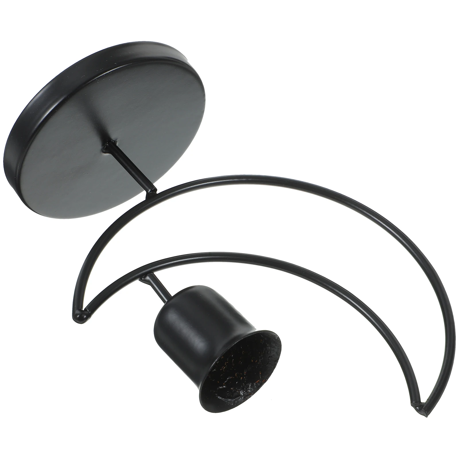 

Iron Moon Holders Metal Tealight Desk Decor Compact Size Tea Light Holder Home Restaurant Party Festival Scene