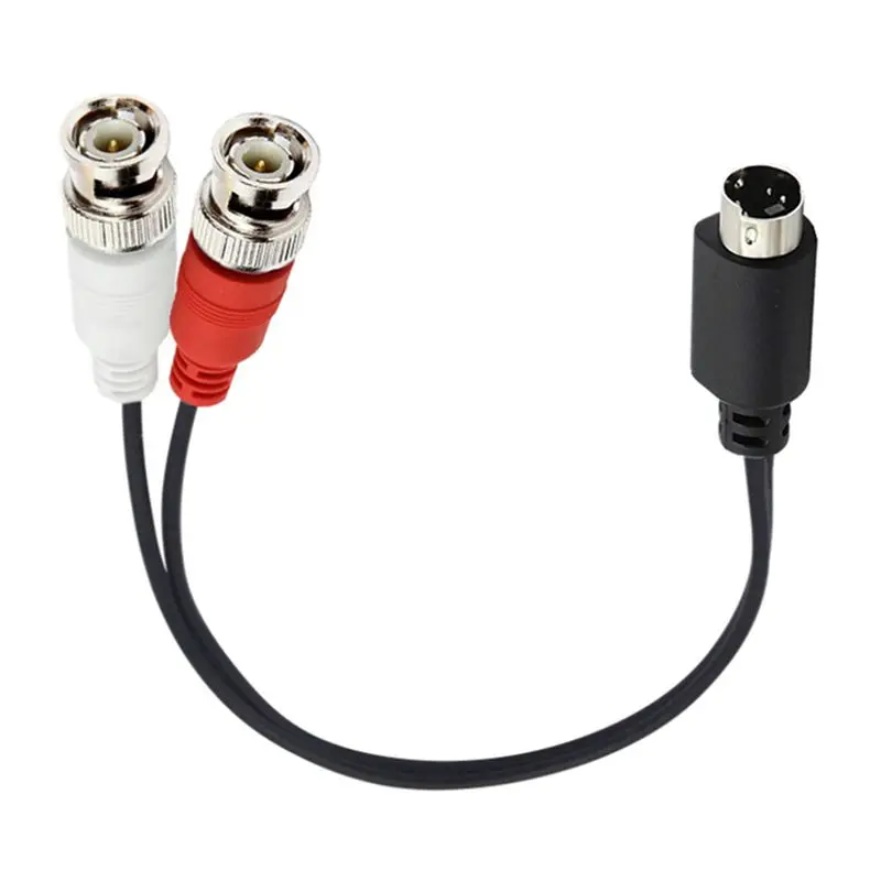 Capture Card Monitoring Video Connection Cable 1/2 Video S-Video 4Pin Mini 4P To 2 BNC Male And Female 0.25m 1.5m