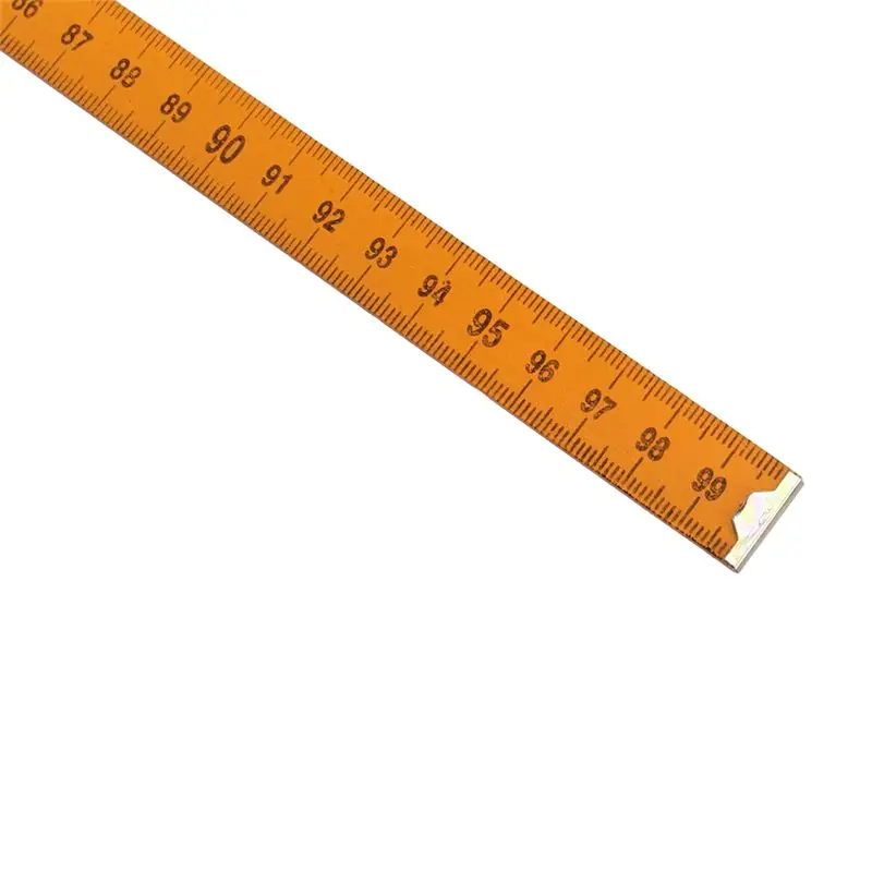 Ingenious-3X Portable Carpenter Wooden Folding Ruler 100Cm/39Inch
