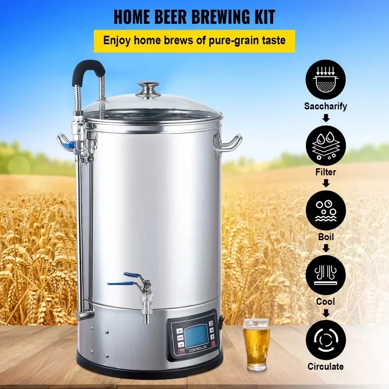 35 45 65 75L self-made electric beer brewing system, for brewery equipment, supports customization