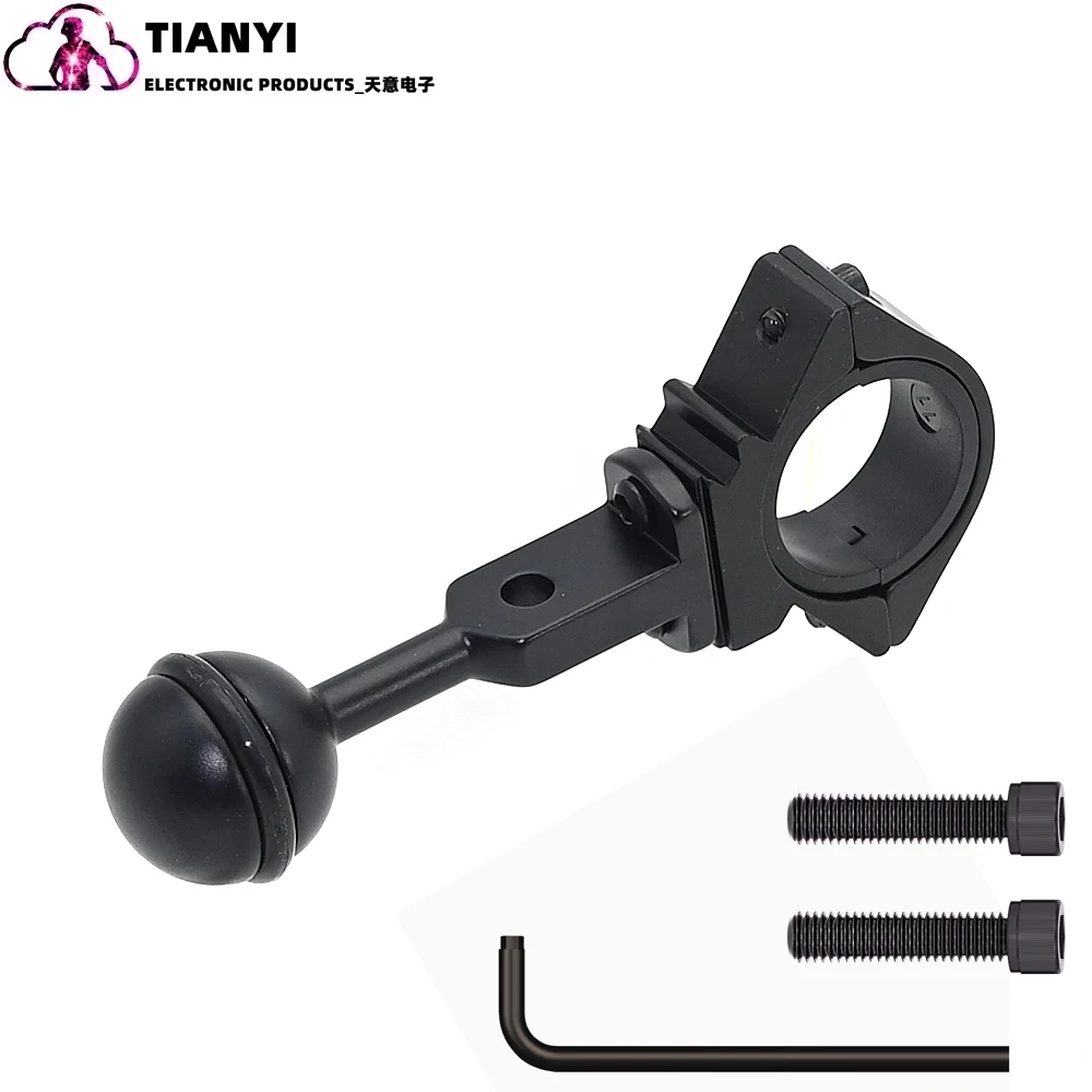 25mm/35mm Universal Ball Joint Bracket Arm for Buoyancy fill light lamp holder diving torch flashlight Mount