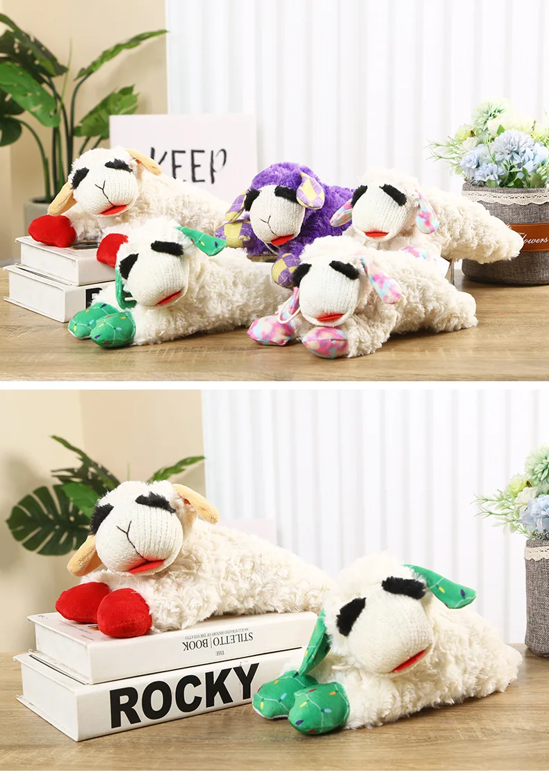 Cross-border Hot Selling Plush Doll Pet Toy Sound Effects Small Sheep Doll Camel Panda Plush Soft Stuffed Animal Toy