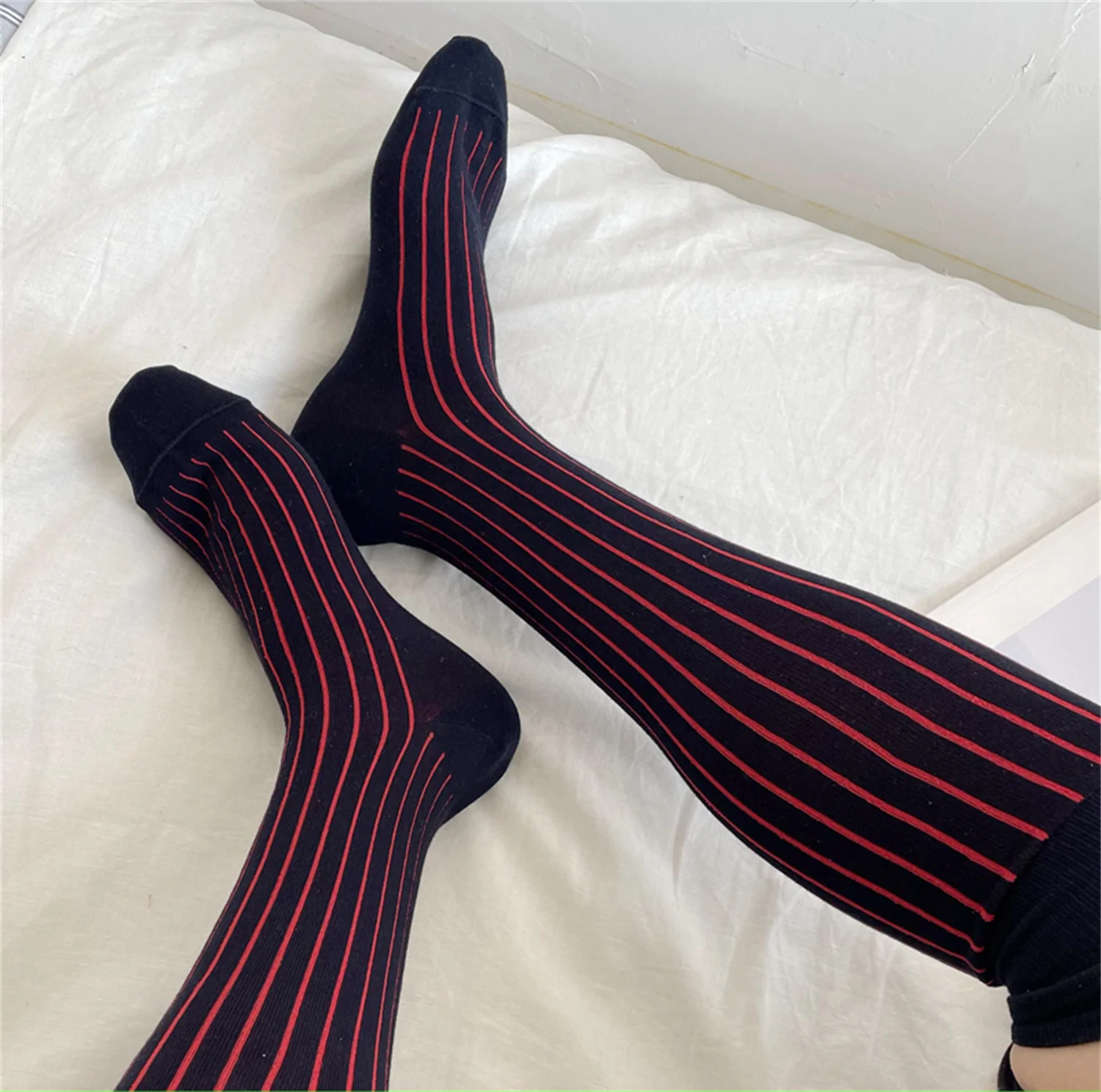 Sex Mature Hot Fashion Socks Man's Tights Calf Socks Fetish Laced Stocking Fine Dress Socks Short Socks Daily