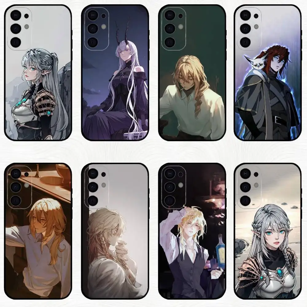 حافظة هاتف The Beginning After End لهاتف Samsung S25، S24، S23، S22، S21، S20، Plus، Fe، Lite، غطاء أسود آخر #1