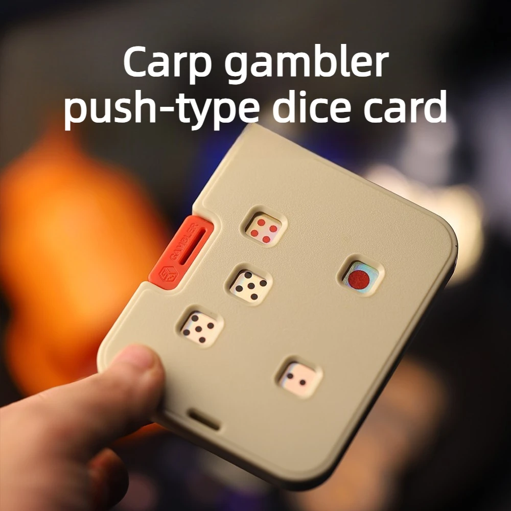 SJYEDC Push-Type Mechanical Dice Finger-press Fingertip-operated Desktop Stress-relief Toy