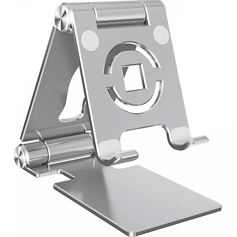 360 ° Rotations-Tablet-Ständer für iPad, verstellbarer faltbarer Tablet-Halter, Aluminium-Telefonständer, kompatibel mit iPad Pro/Air/Mini