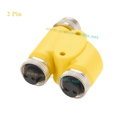 3-Wege-Mini-Schnellverbinder 7/8" 5-polig Stecker auf Buchse Y-Verteiler IP67 Mini-Feldverbindungsstecker Stromverteilungsadapter – Detail 1