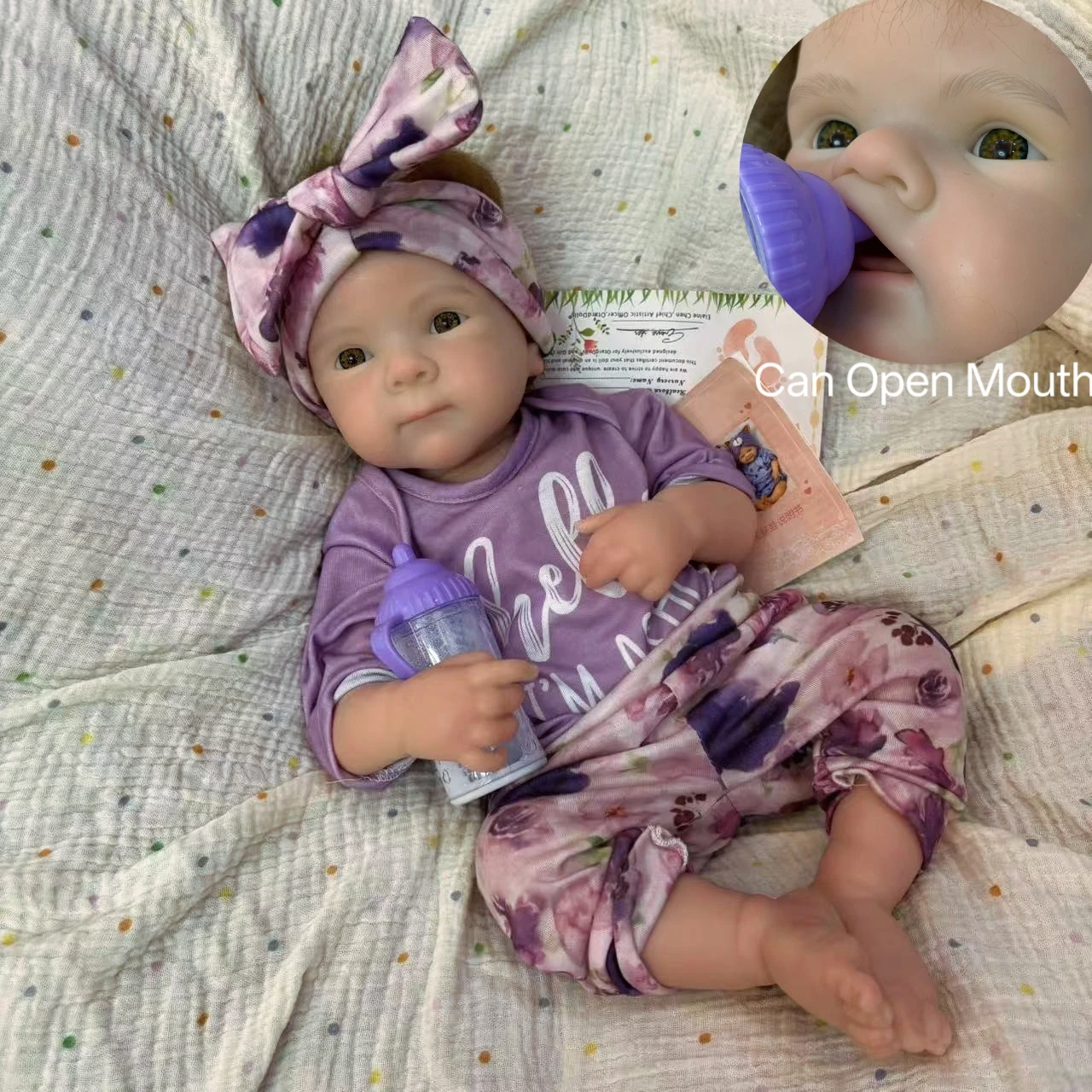 

Aizwa1 Silicone Girl Bettie Handmade Bebe Soft Touch Lifelike Bebe 18 Inch Cute Reborn Toy For Children Birthday Gifts