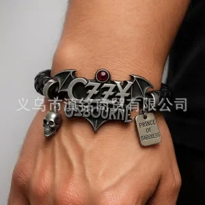 Ozzy Osbourne طبعة محدودة سوار روك باند مجوهرات موضة معصمه تحصيل ملحق لعشاق الموسيقى الرجال النساء هدية #3