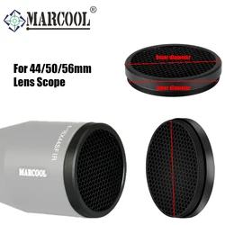 Marcool Air Gun KillFlash for Ar15 44MM/50MM/56MM Hunting Equipment Optical Aim Sight Rifle Scope Sunshade Caps Honeycomb Mesh