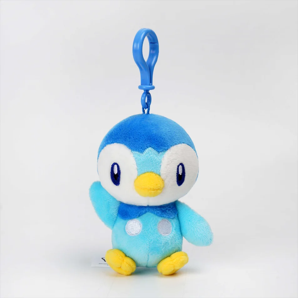 22cm oryginalne oryginalne Pokemon Piplup wypchane pluszowe zabawki pluszowy brelok zwierząt Kawaii wisiorek lalka prezent urodzinowy dla dzieci