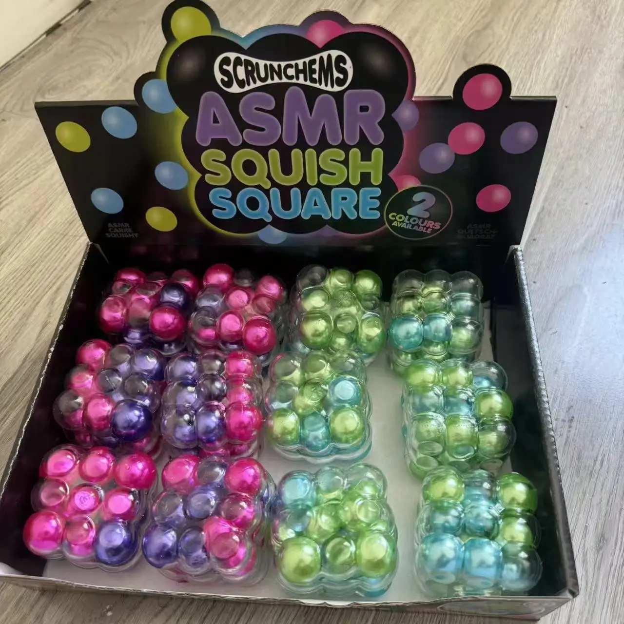Neuer kreativer Squeeze-Fidget-Würfel, Perlenball, Zauberwürfel, Stressabbau, Anti-Angst-Sensorikspielzeug, Geschenk für Erwachsene, Squeeze-Spielzeug, Geschenke – Detail 11