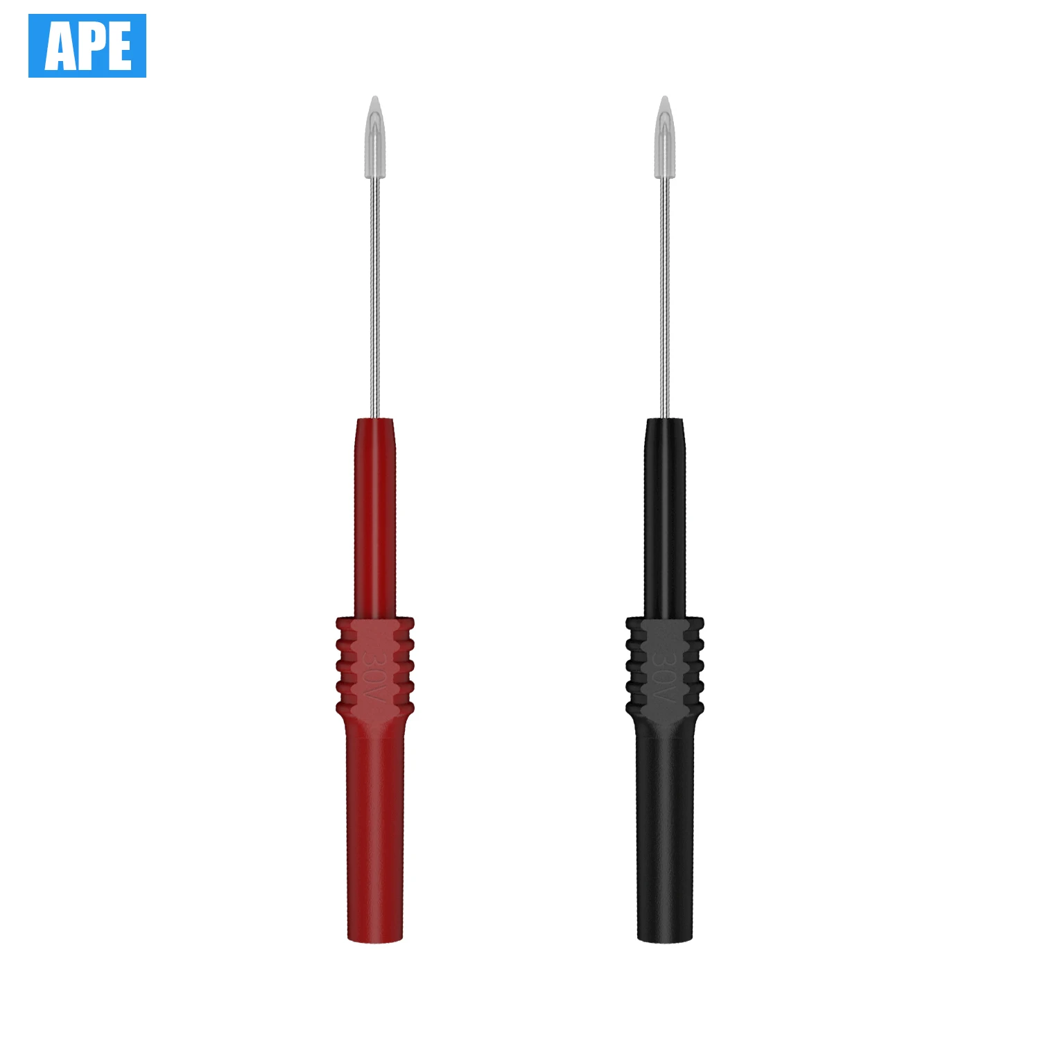 2pcs 1mm Test Leads Flexible Probe Probe Tips 4MM Electrical Connector Female Banana Plug Needle Multimeter