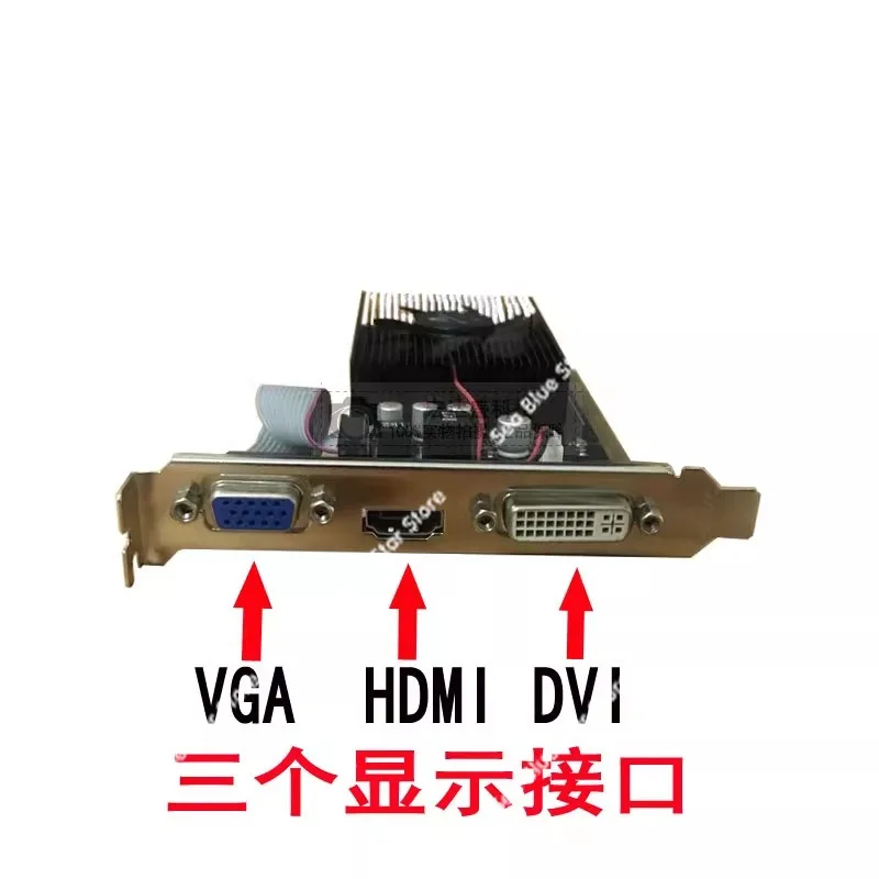 High definition graphics card GT710 2GB independent graphics card 64BIT small chassis half high knife card game DDR3
