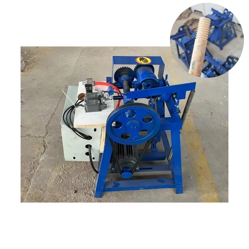 Woodworking Round Bar Screw Machine Screw Making Machine Threaded Rod Wood Stick