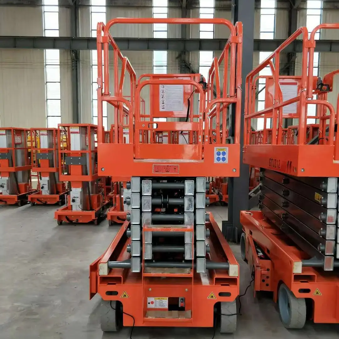 

CE Approva Lift Platform 4m 6m 8m 10m 12m Scissor Lift Table Electric ManLift Table Electric Scaffolding Lifting Platform for US