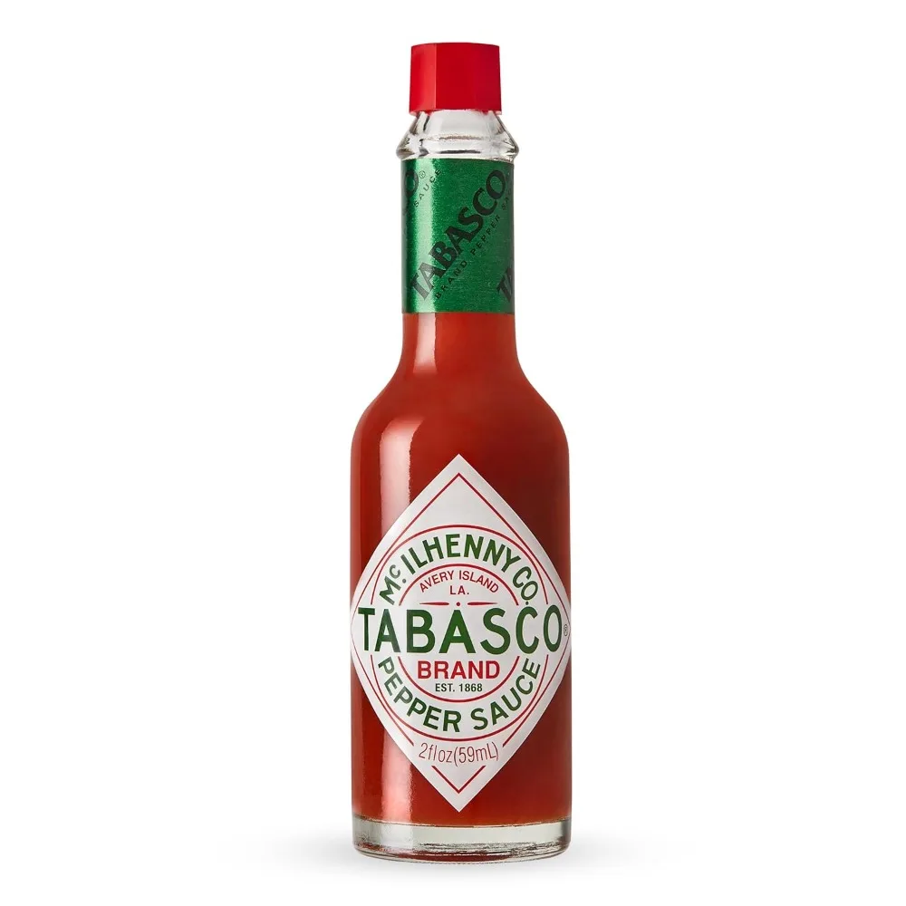 

US Shipping Original Red Pepper Hot Sauce Medium Heat Glass Bottle Versatile for Dips Tacos Eggs Pizza Oysters