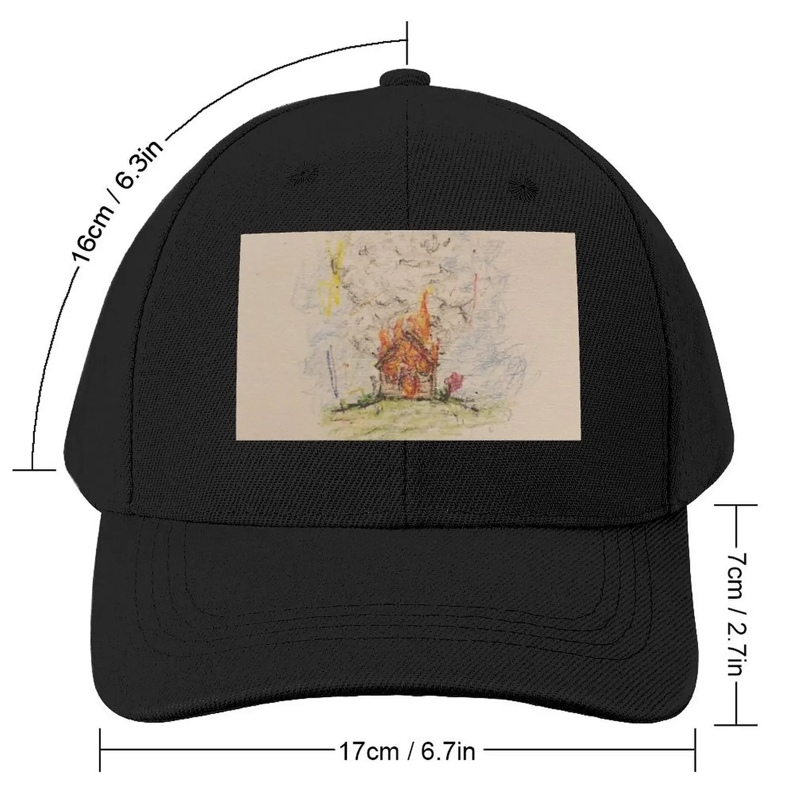 isaiah rashad house is burning Baseball Cap tea Hat Horse Hat Baseball Men Women's