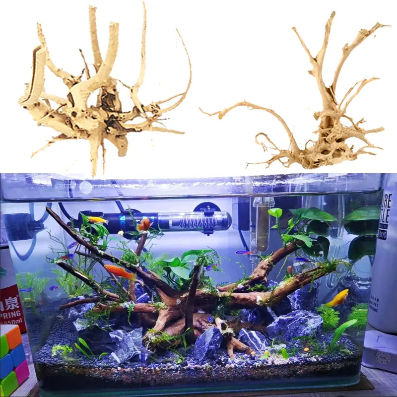 Aquarium Wood Root Natural Trunk Driftwood Fish Tank Ornaments Landscaping Decoration Plants for Aquarium Accessories Home Decor