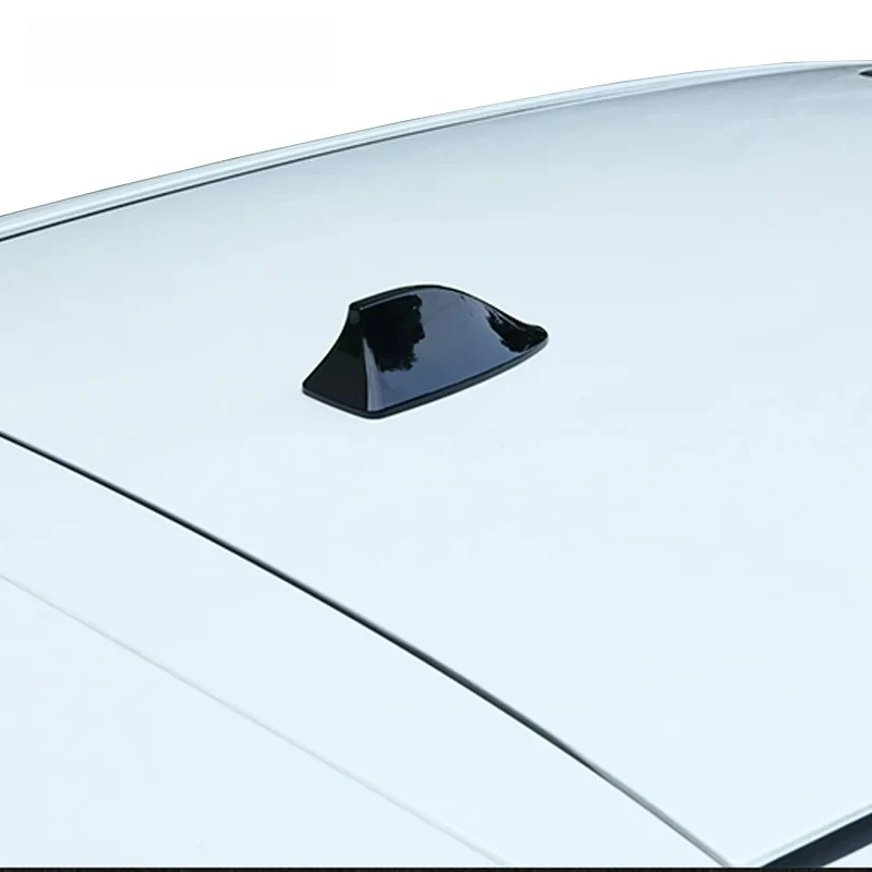 سيارة زعانف القرش هوائي غطاء قاعدة استبدال راديو إشارة هوائيات سقف الملحقات الخارجية الديكور #6