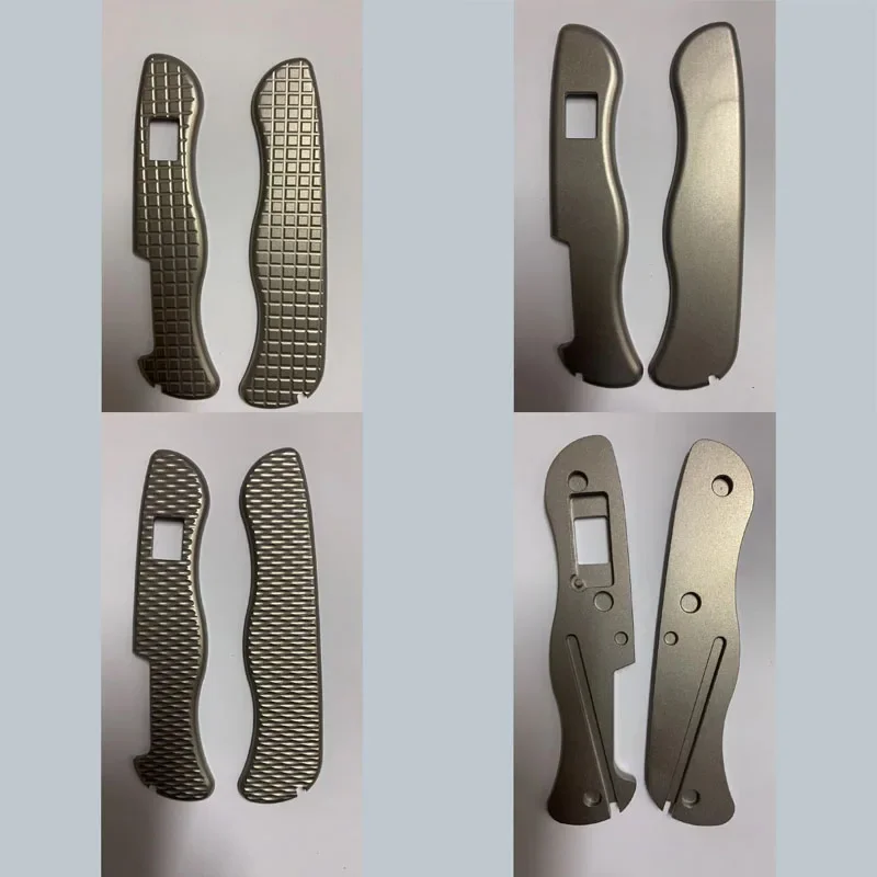 3 Types1 Pair Custom Made Titanium Alloy Scales Handle for 111 mm Victorinox Swiss Army Knife