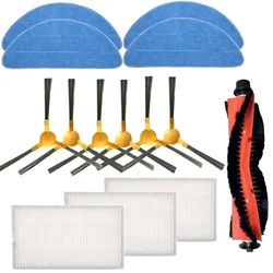 Robot Vacuum Cleaner Side Brush HEPA Filter Mop Cloth for Redmond RV-R650s RV-R670S Robotic Vacuum Cleaner Mop Padds Accessories