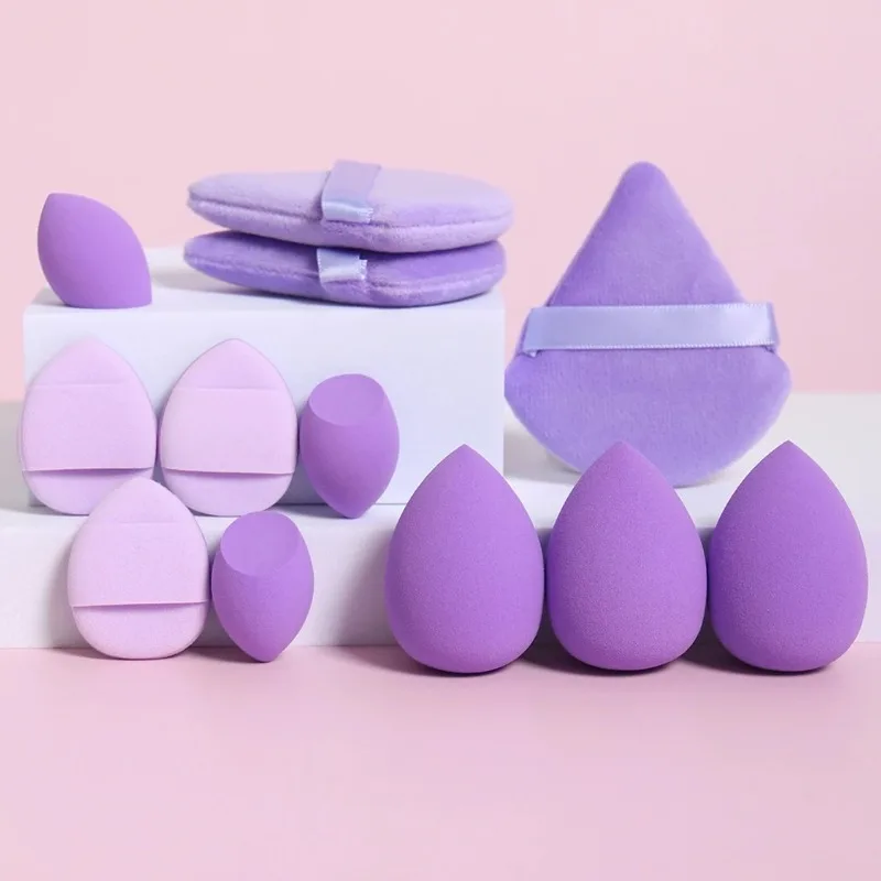 12pcs Makeup Sponge Set ,beauty sponges for makeup,Face Makeup Puff Tool.Delicate, non-stuck make-up application