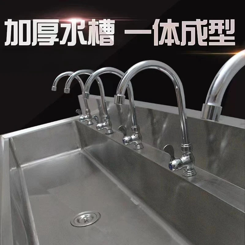 Fregadero de acero inoxidable 304, lavabo de cocina para verduras, fregadero grueso de doble ranura de un solo ranura, fregadero para lavavajillas doméstico