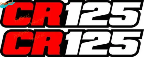 CR 125/250/500/YZ 250/GSXR 1000/Swingarm Airbox Number Plate Decals Stickers CR125 Cr125R 125r 2 Stroke