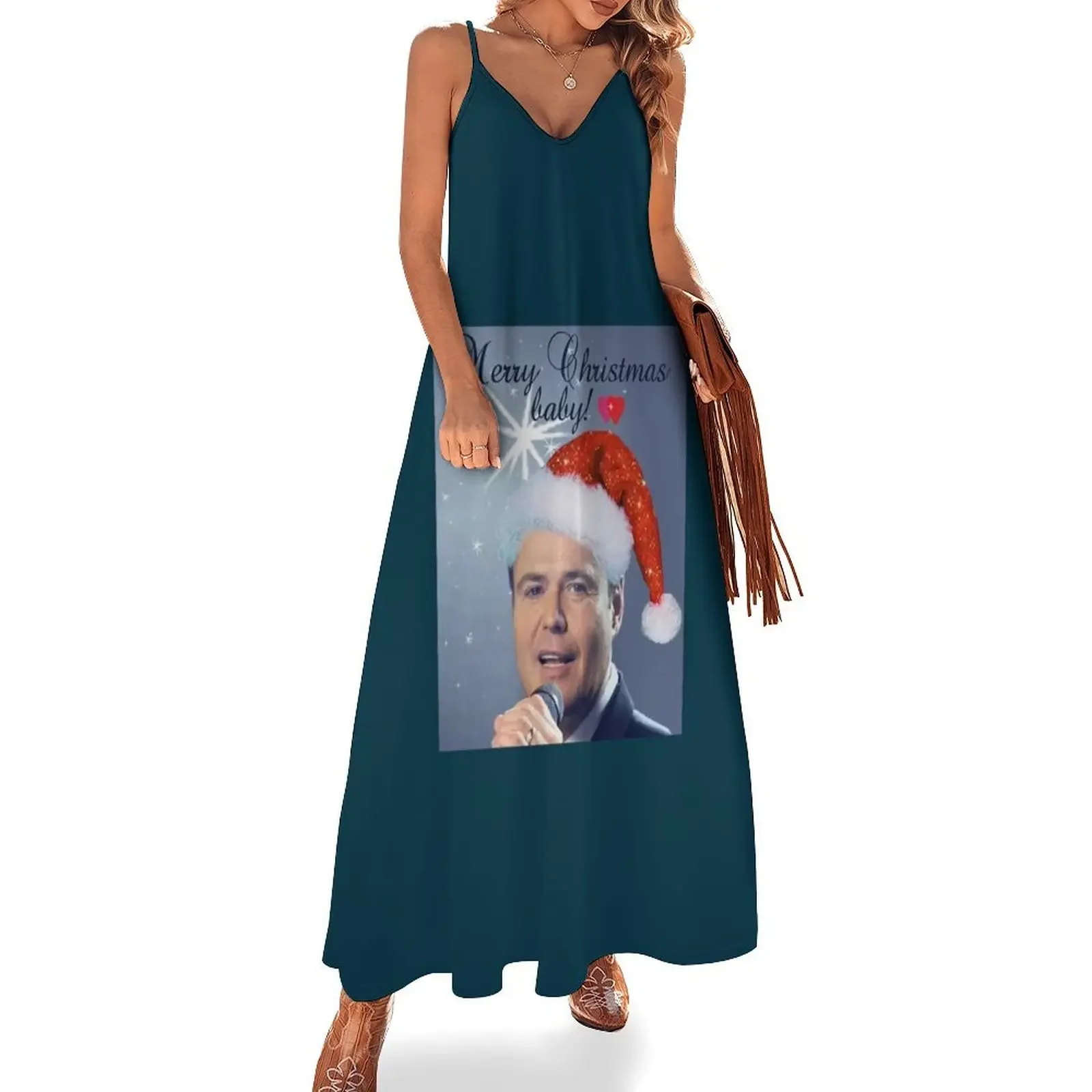 

Copy of Donny Osmond Vintage Sleeveless Dress ladies dresses for women 2025 long dress women summer