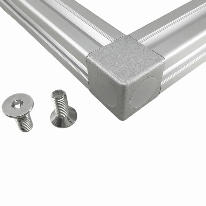1/4/10pcs Aluminum 2020/3030/4040 Block Cube Angle Corner Connector Wheel Regulator Corner Two Way/Three Way Connector