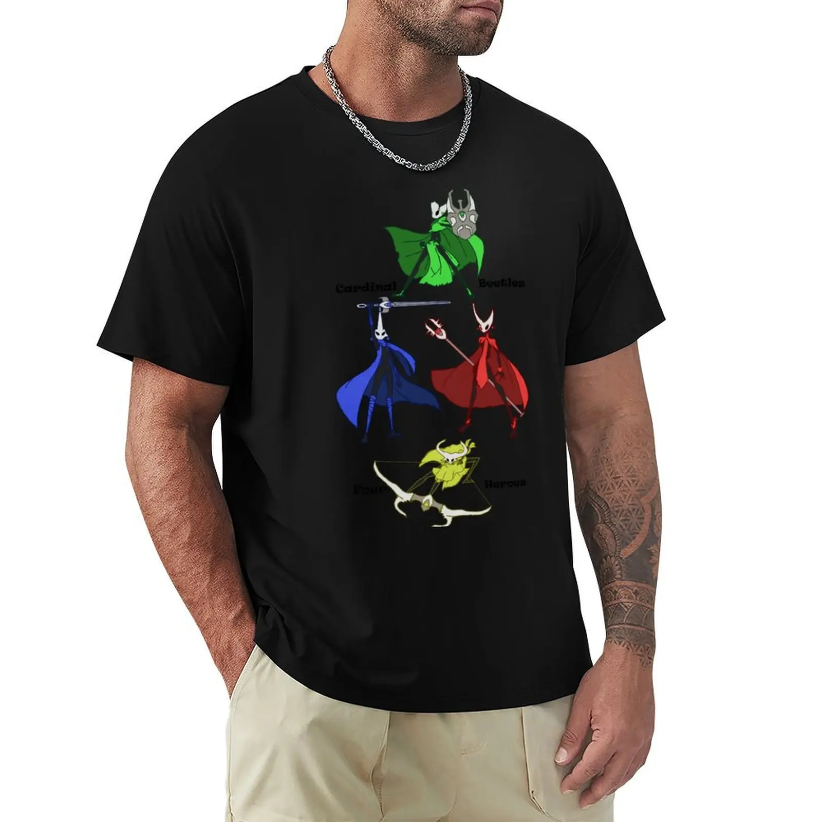 Beetle Heroes 1 T-Shirt t shirts for man slim fit T-Shirt
