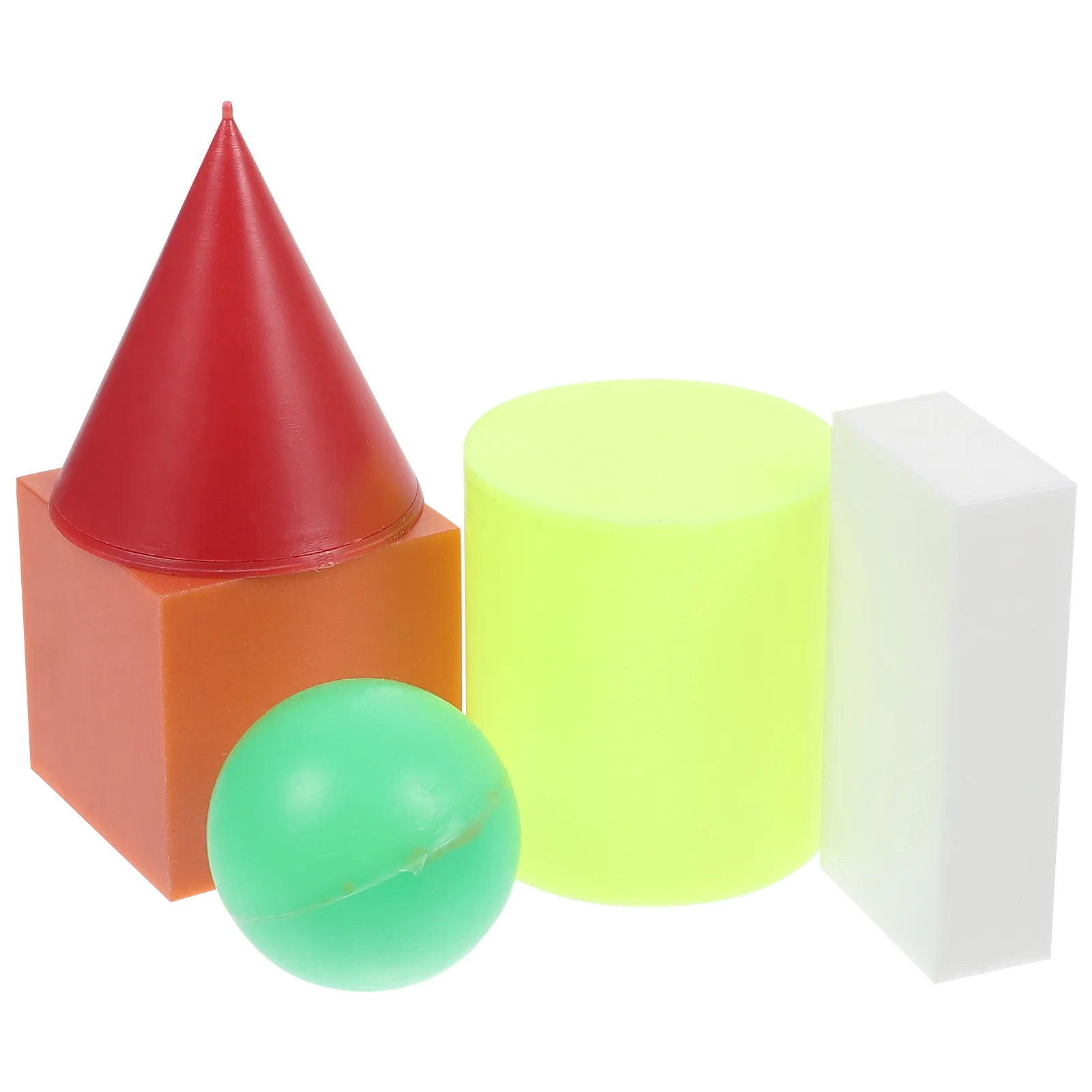 1Set Geometric Teaching Aids Plastic Premium Quality Mathematics Cube Educational Tool for Learning Geometry Volume Concepts