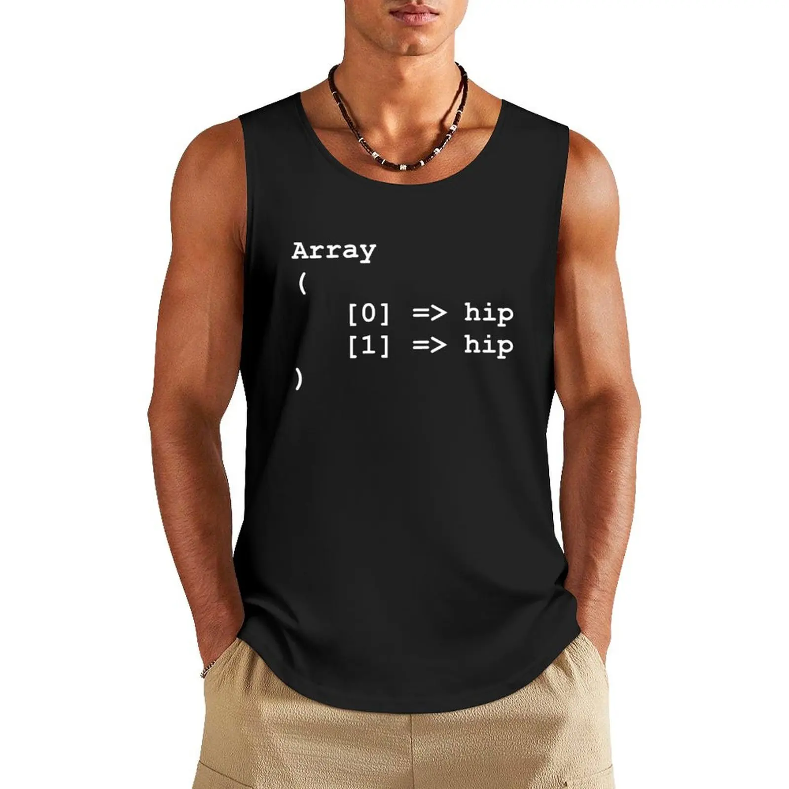 Hip Hip Hooray Programming Array Tank Top t-shirts for men men clothing